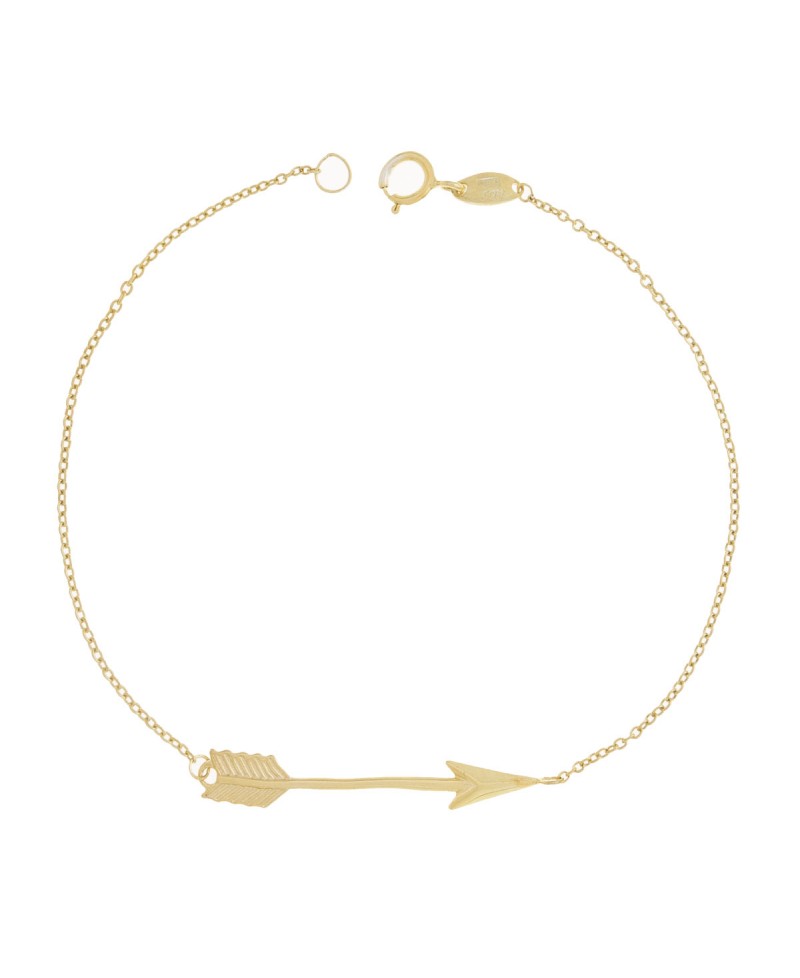 Pulsera MUA MUA flecha dorada | Joyería Gimeno | Tu joyería de confianza en Valencia