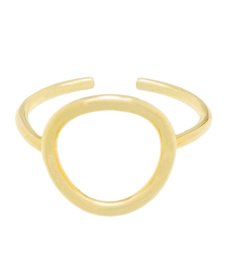 Anillo MUA MUA circulo dorado | Joyería Gimeno | Tu joyería de confianza en Valencia