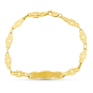 18k Esclava Oro Amarillo...