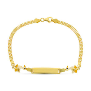 18k Esclava Oro Amarillo...