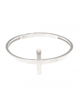 Anillo MUA MUA cruz plata