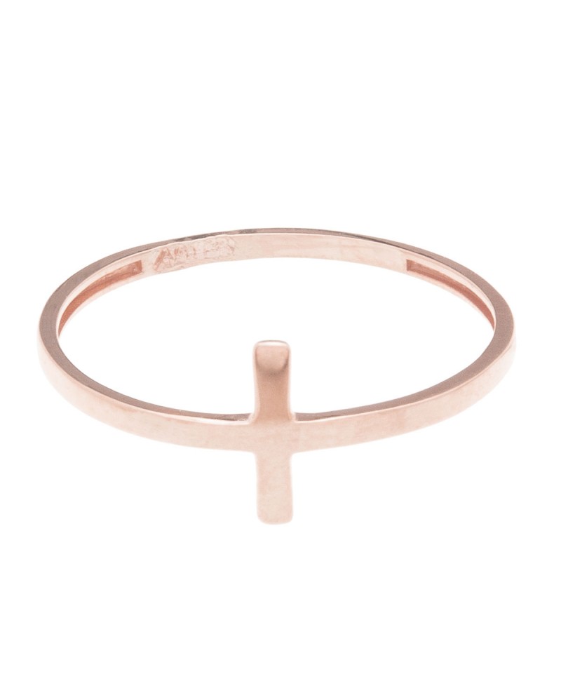Anillo MUA MUA cruz rose | Joyería Gimeno | Tu joyería de confianza en Valencia