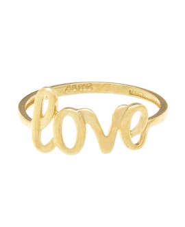 Anillo MUA MUA love dorado