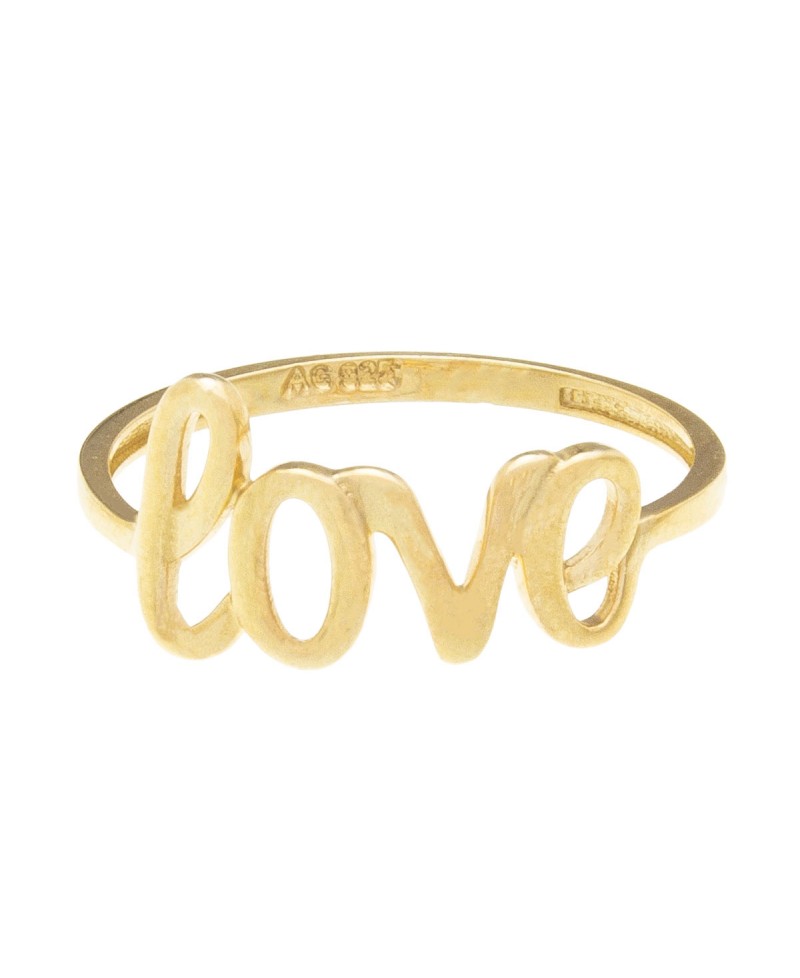 Anillo MUA MUA love dorado | Joyería Gimeno | Tu joyería de confianza en Valencia