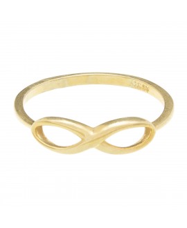Anillo MUA MUA infinito dorado