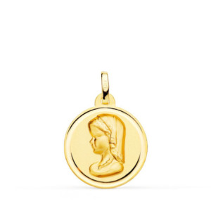 18k Medalla Virgen NiÑa...