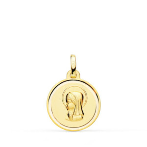 18k Medalla Virgen NiÑa...