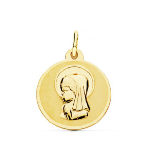 18k Medalla Virgen NiÑa...