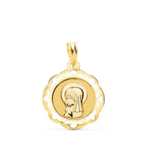 18k Medalla Virgen NiÑa...