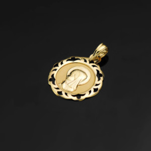 18k Medalla Virgen NiÑa...