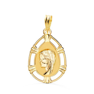 18k Medalla Virgen NiÑa...