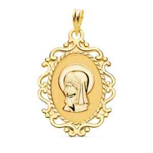 18k Medalla Virgen NiÑa...