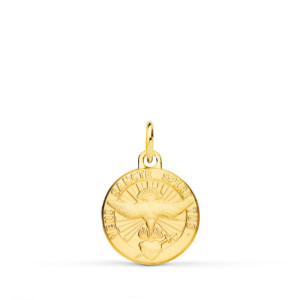 18k Medalla Oro Amarillo...