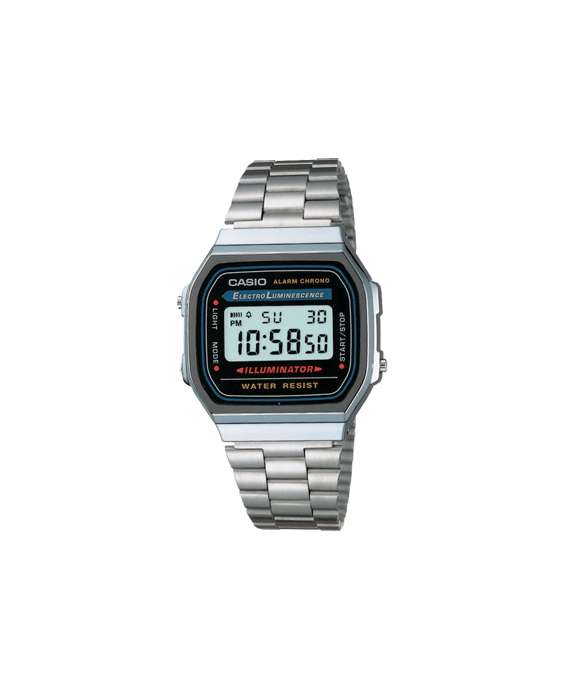 Casio retro A168WA-1YES | Joyería Gimeno | Tu joyería de confianza en Valencia