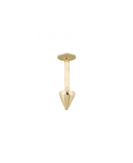 Piercing de boca en oro...