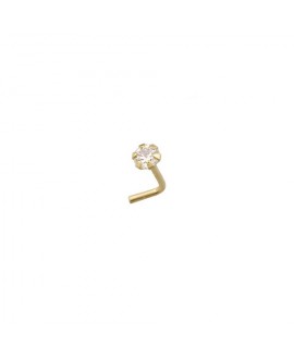 Piercing nariz oro amarillo...