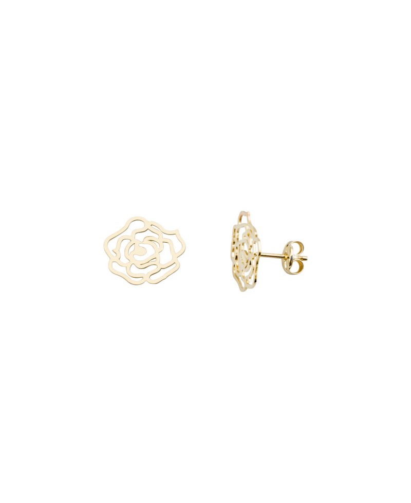 Pendiente de presión rosa oro | Joyería Gimeno | Tu joyería de confianza en Valencia